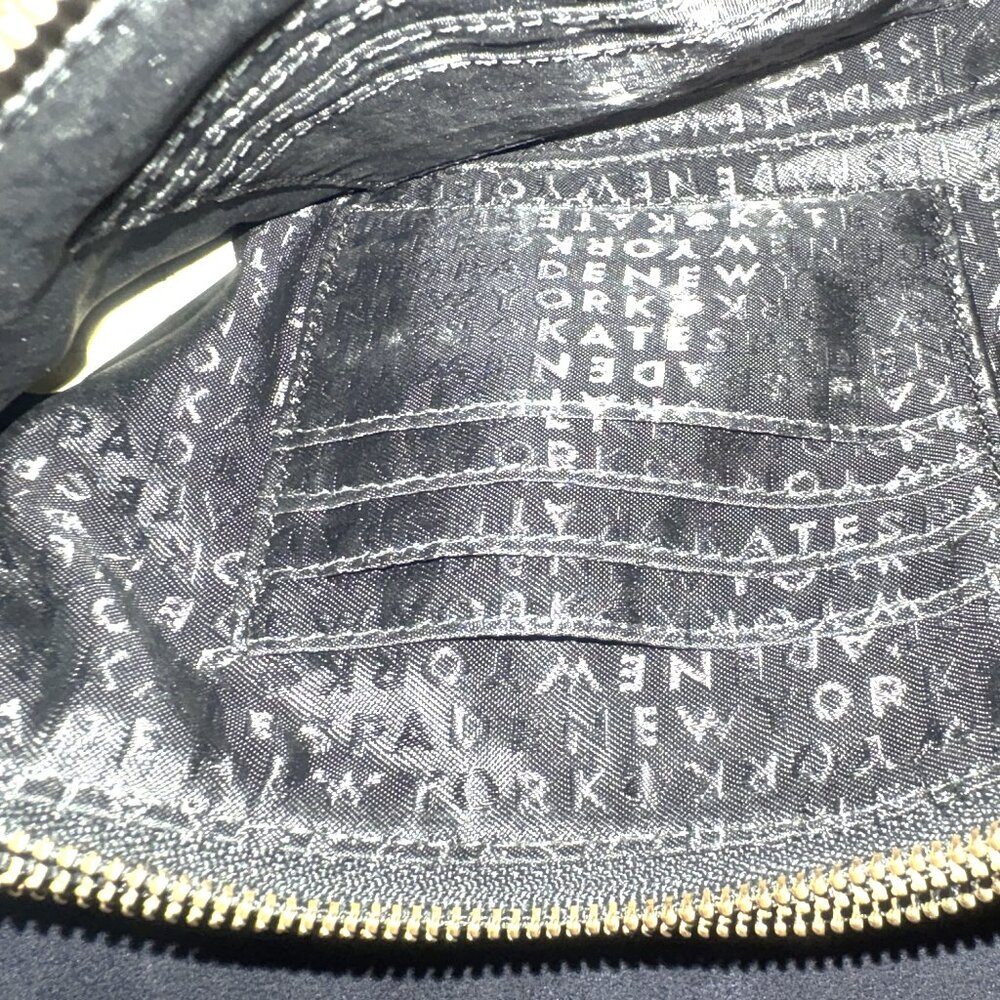 Kate Spade New York Black nylon Wristlet with Gold hardware - Picture 7 of 10